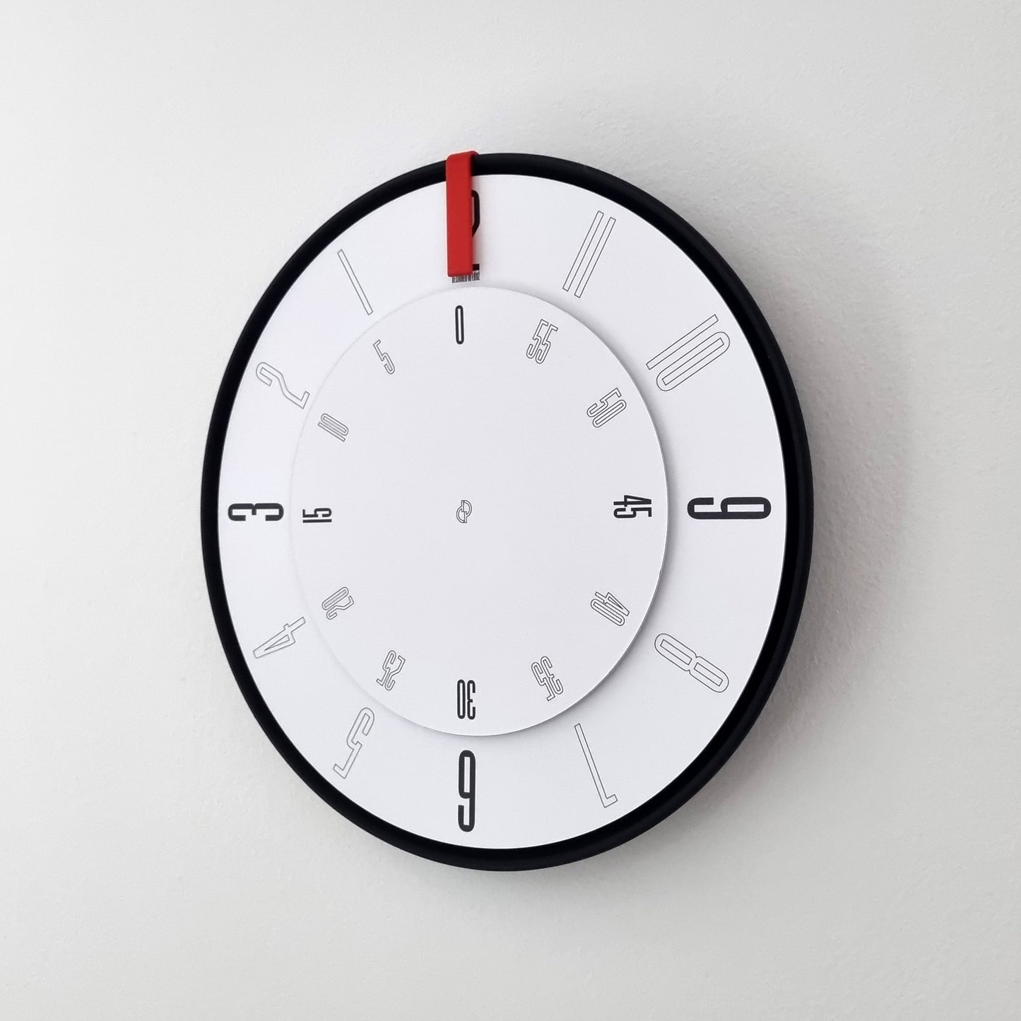 FIRST Medium Black/Red/White #1 Wall Clock