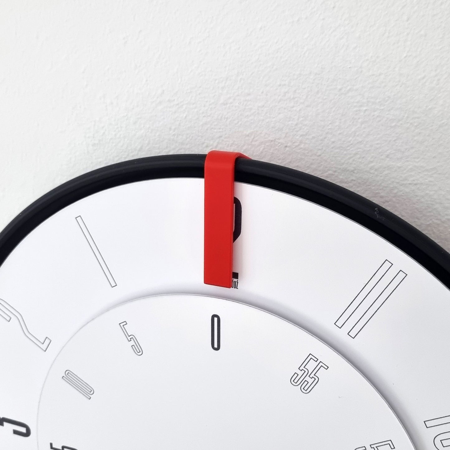 FIRST Medium Black/Red/White #1 Wall Clock