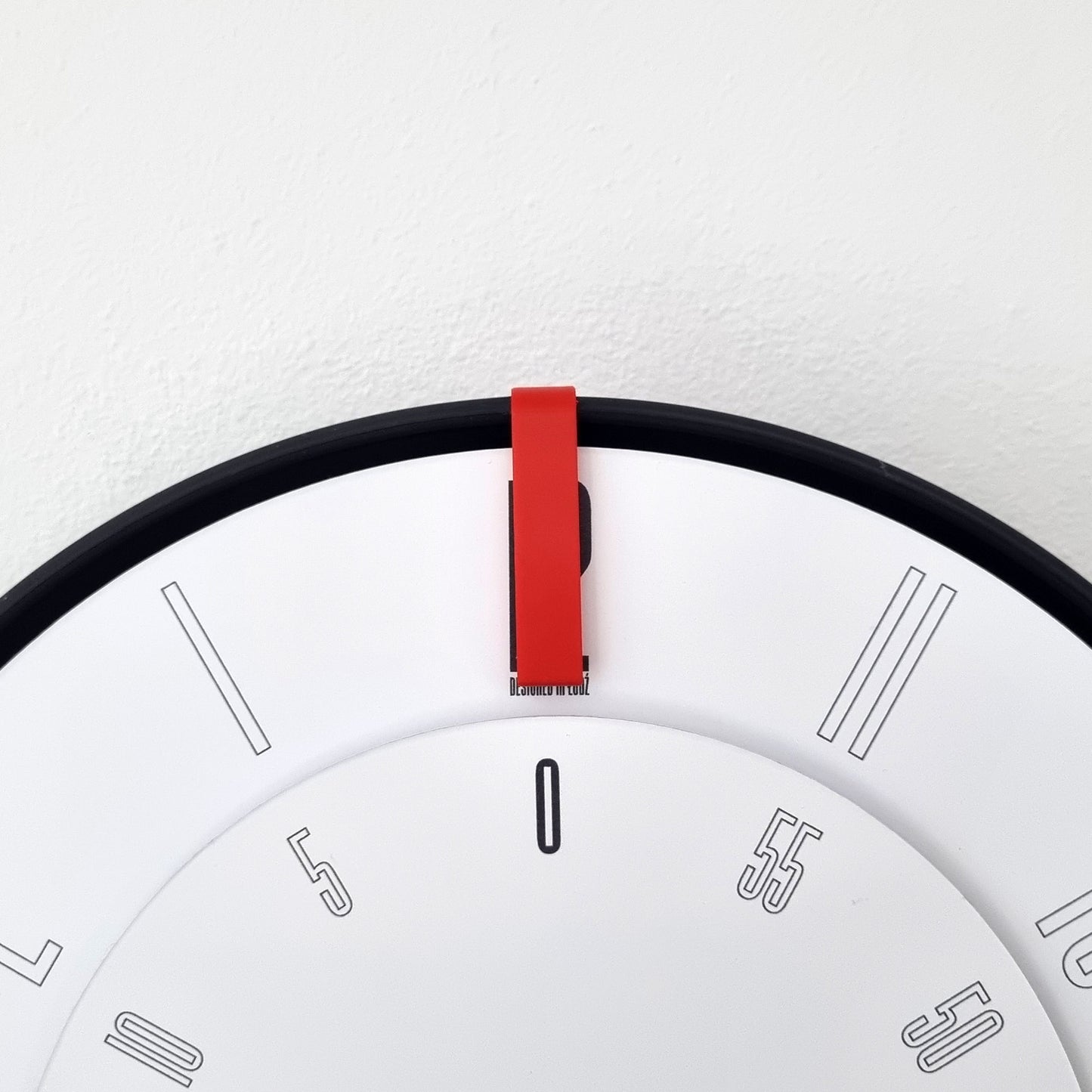 FIRST Medium Black/Red/White #1 Wall Clock
