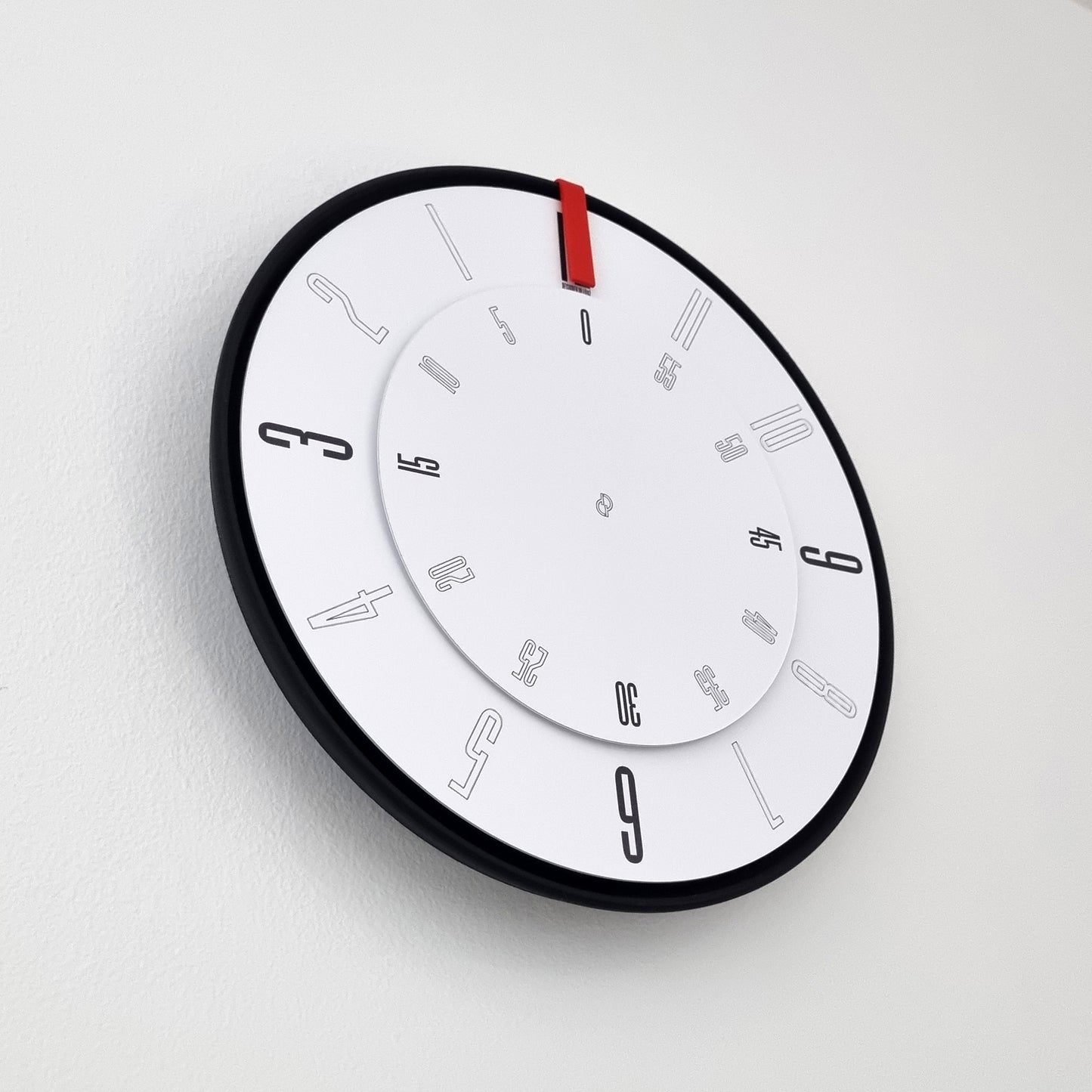FIRST Medium Black/Red/White #1 Wall Clock