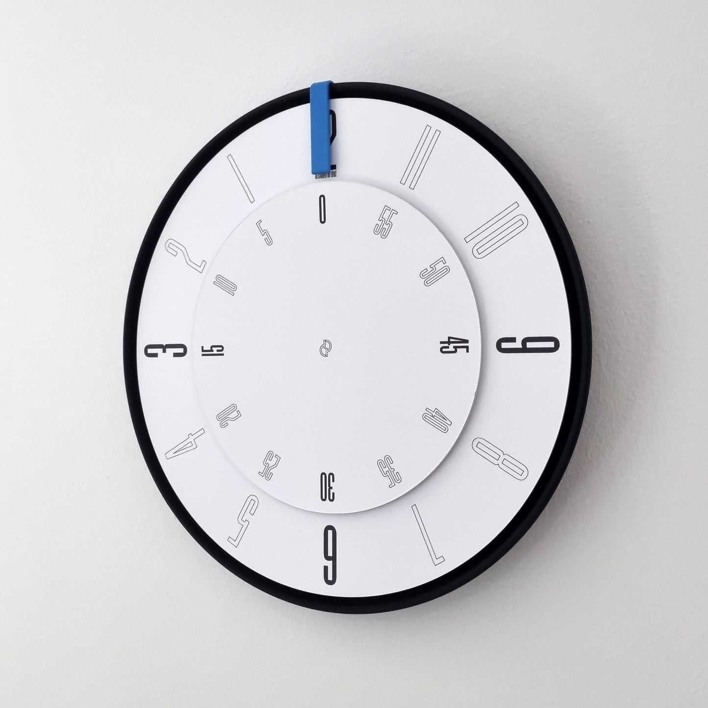 FIRST Medium Black/Blue/White Wall Clock