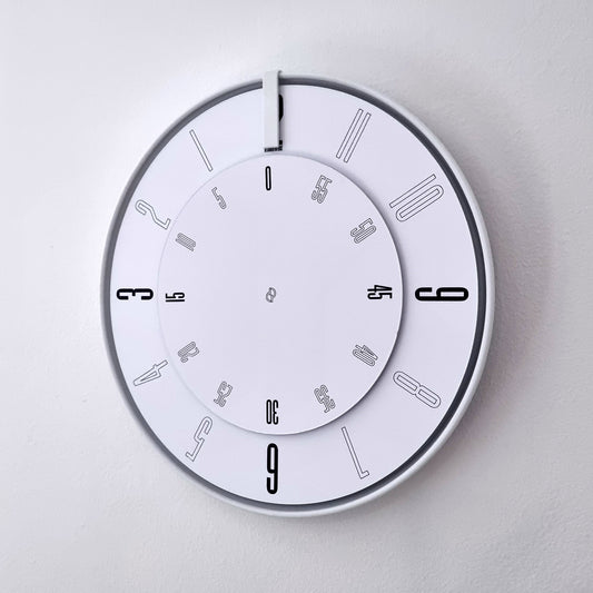 FIRST Medium White/White/White Wall Clock