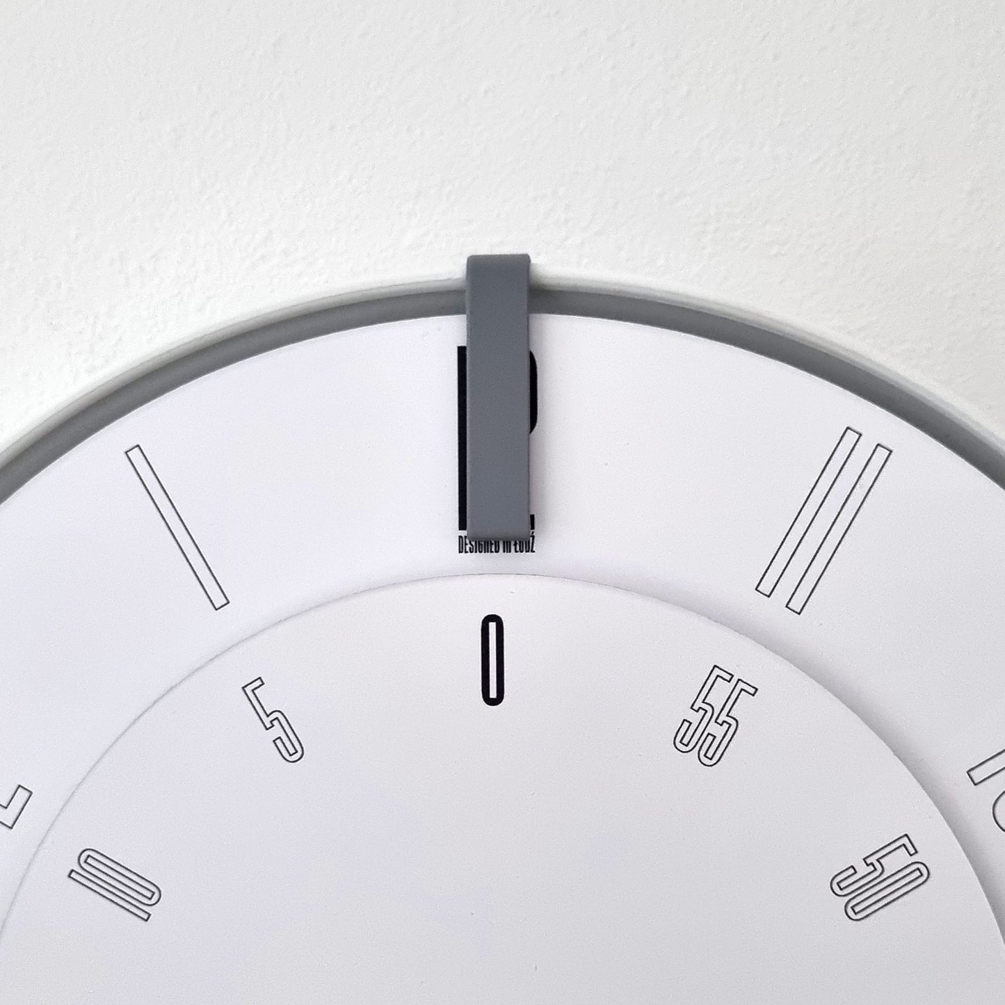 FIRST Medium White/Grey/White Wall Clock