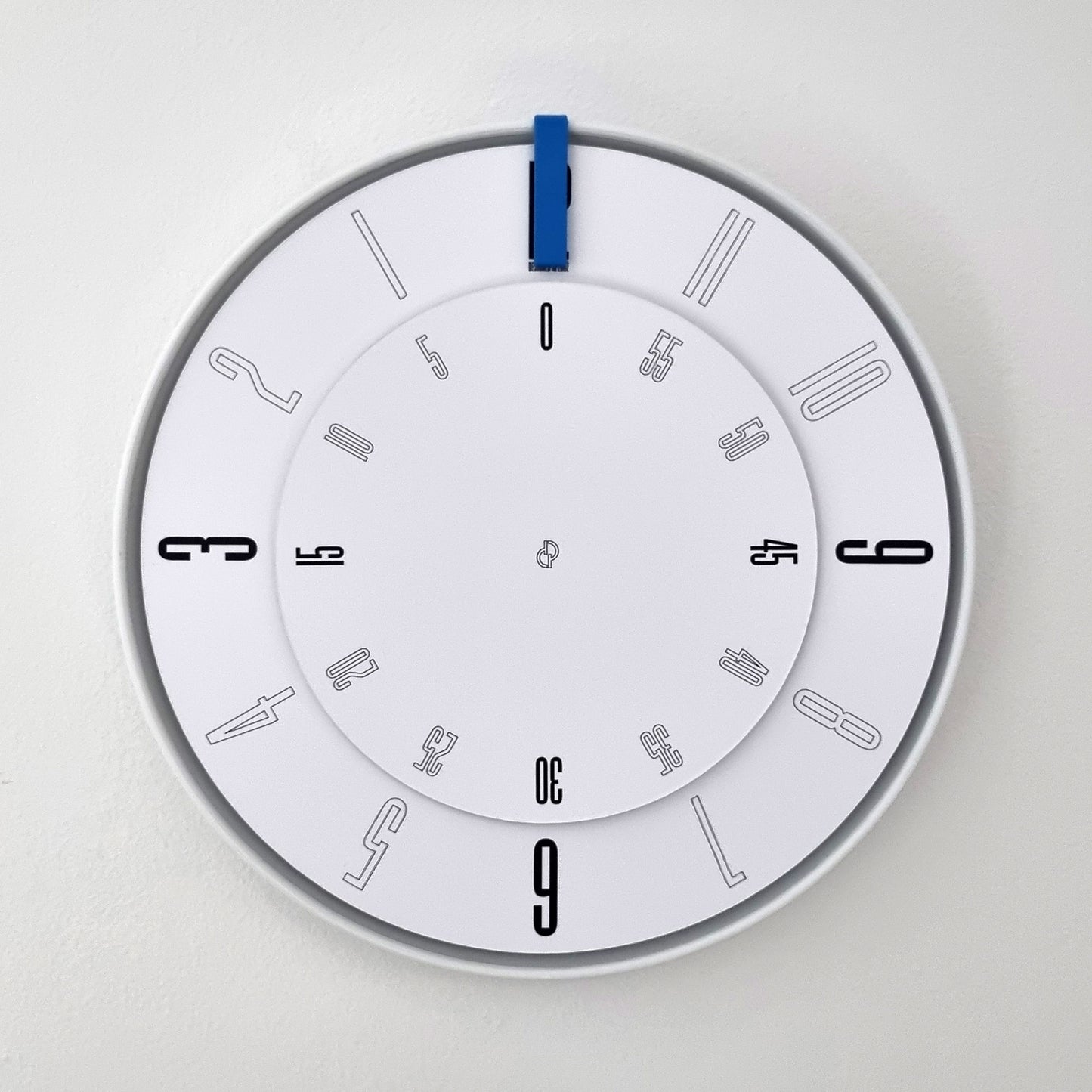 FIRST Medium White/Blue/White Wall Clock