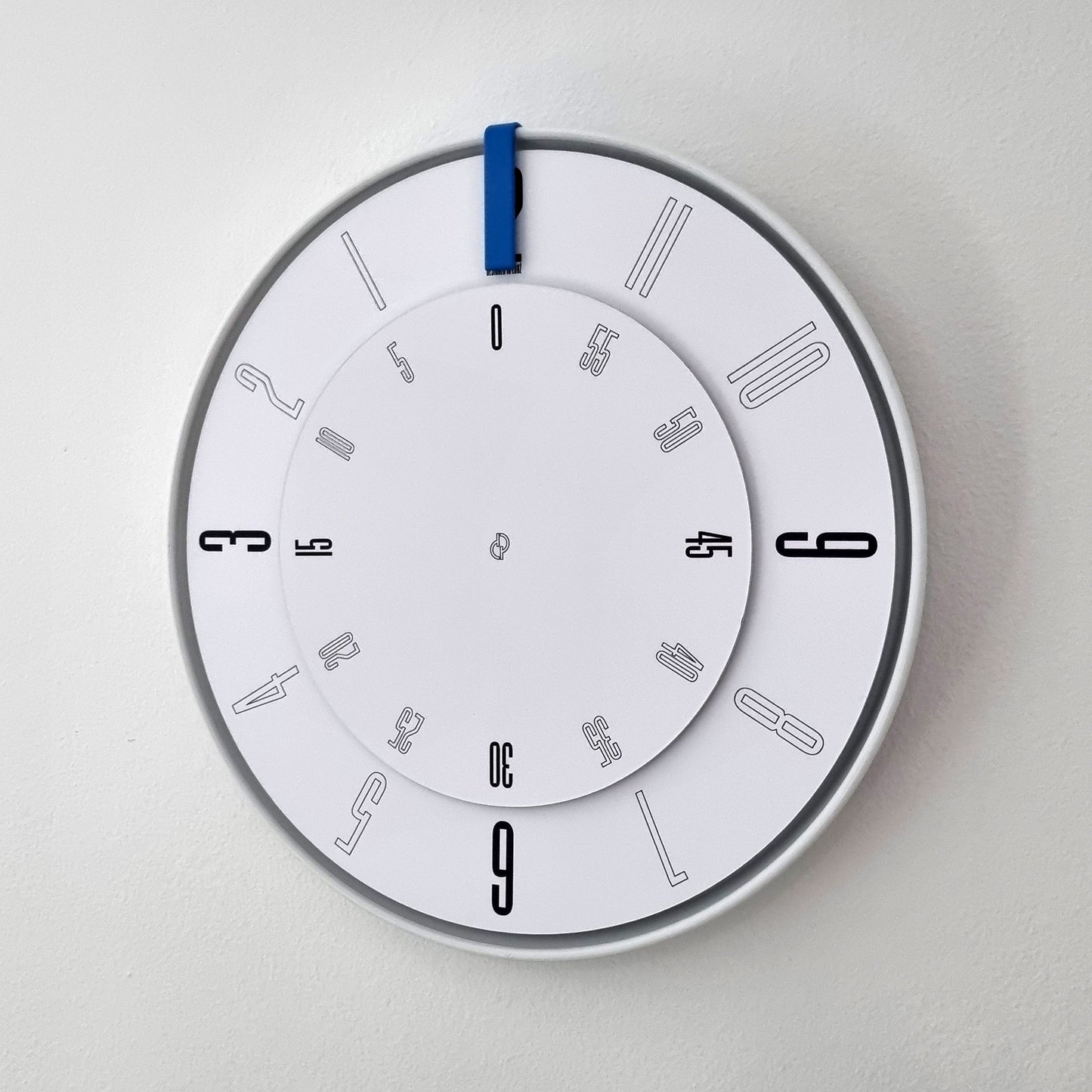 FIRST Medium White/Blue/White Wall Clock