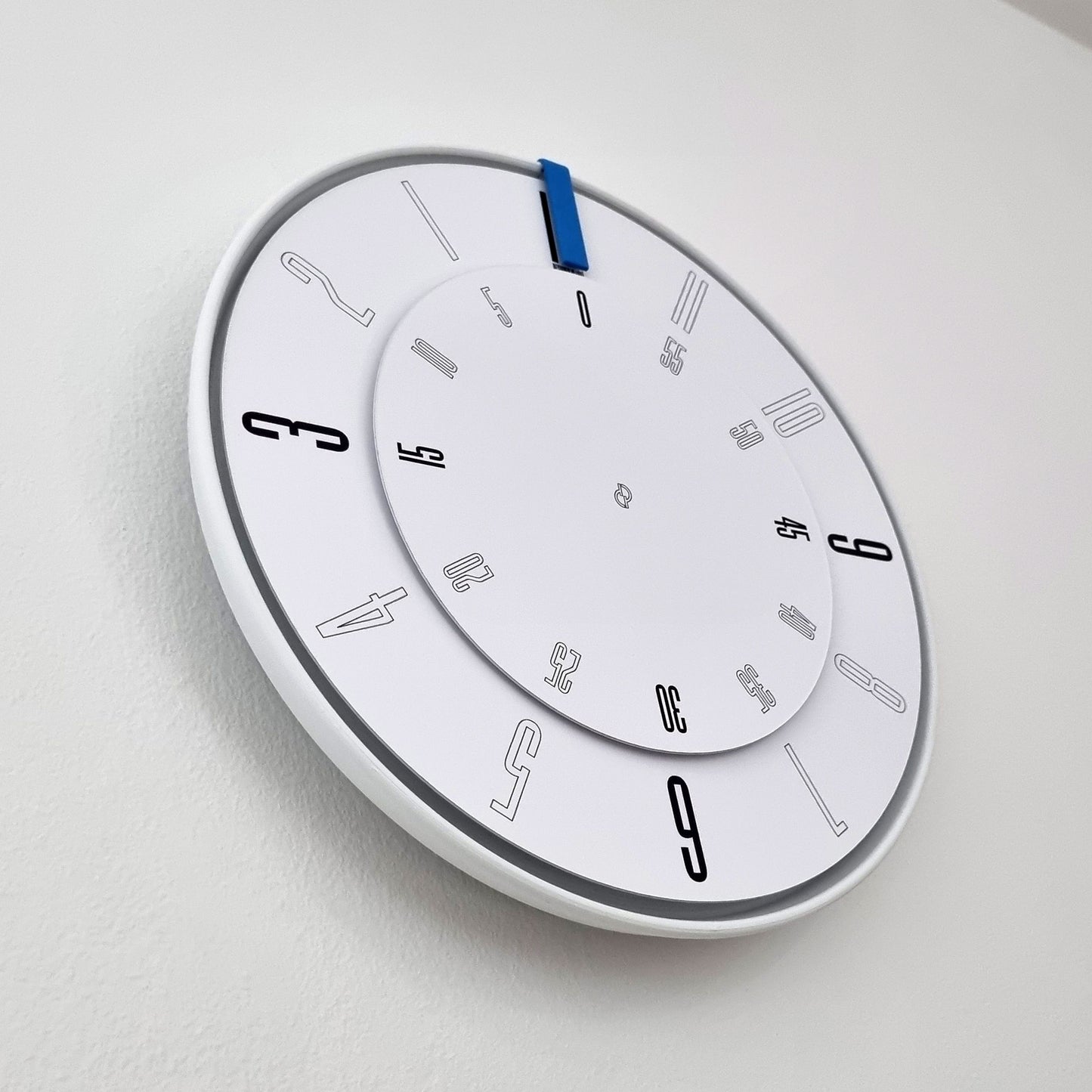 FIRST Medium White/Blue/White Wall Clock