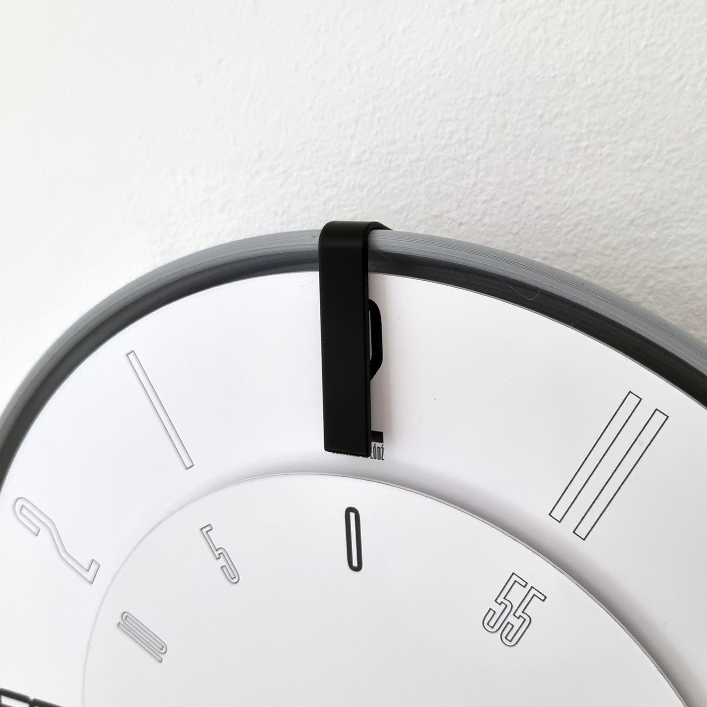 FIRST Medium Grey/Black/White #1 Wall Clock