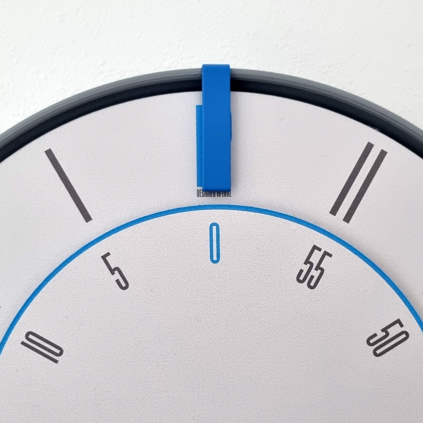FIRST Medium Grey/Blue/BlueGrey #1 Wall Clock