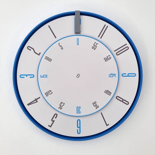 FIRST Medium Blue/Grey/GB Wall Clock