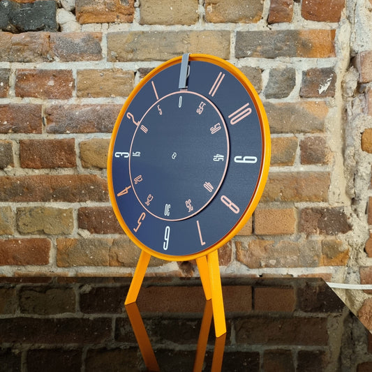 FIRST Medium Orange/Grey/DBO #1 Shelf Clock