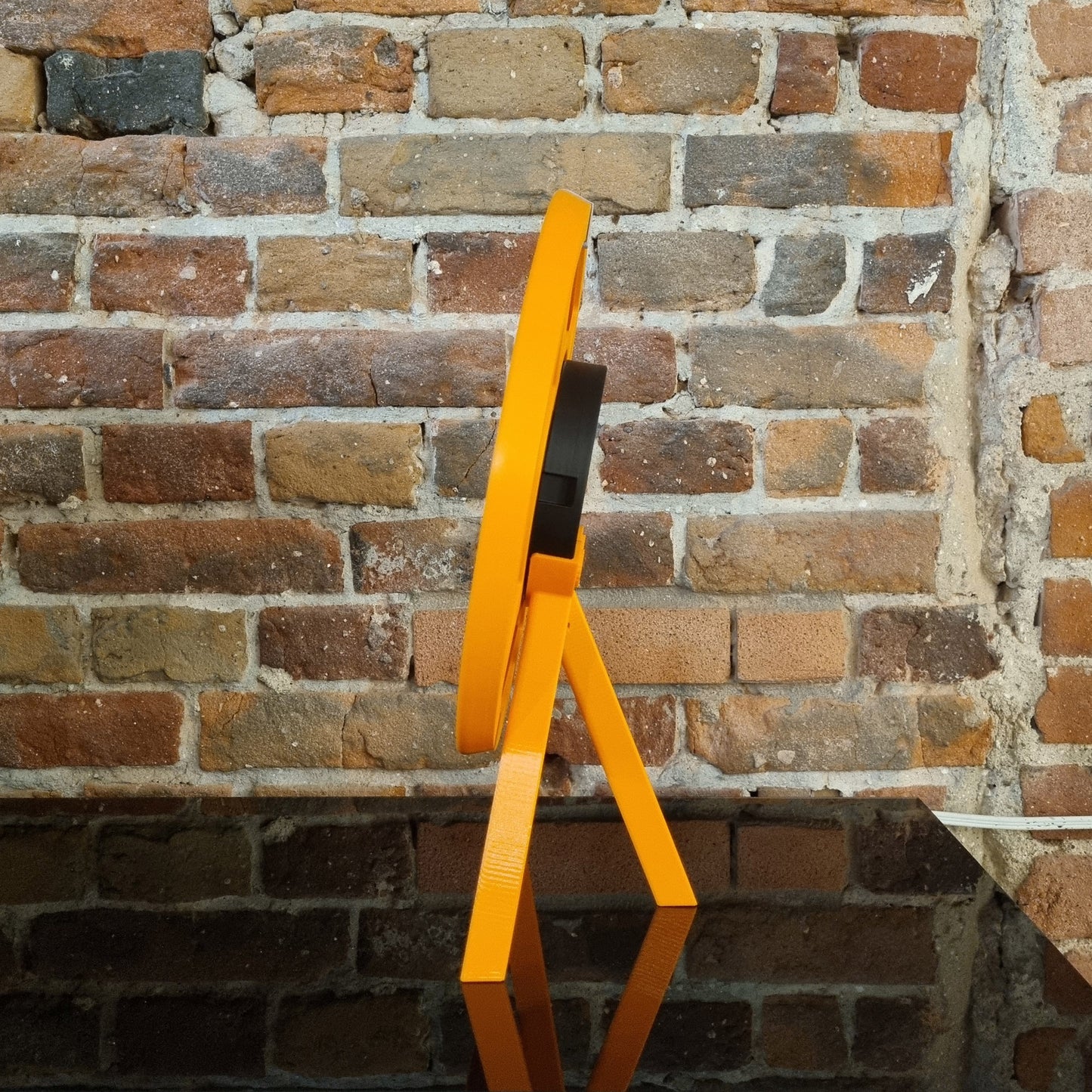 FIRST Medium Orange/Grey/DBO #1 Shelf Clock