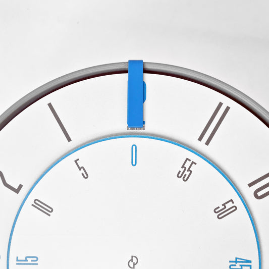 FIRST Medium Grey/Blue/BlueGrey #1 Shelf Clock