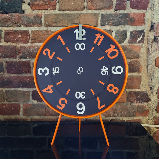 FIRST Medium Orange/Grey/DBO #2 Shelf Clock