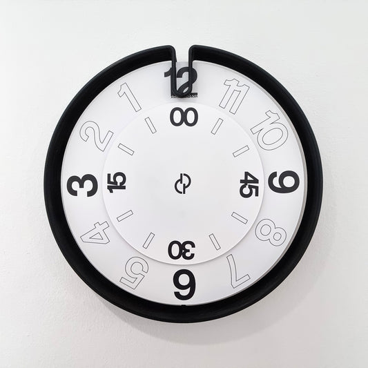 NOOK Medium Black/White #1 Wall Clock