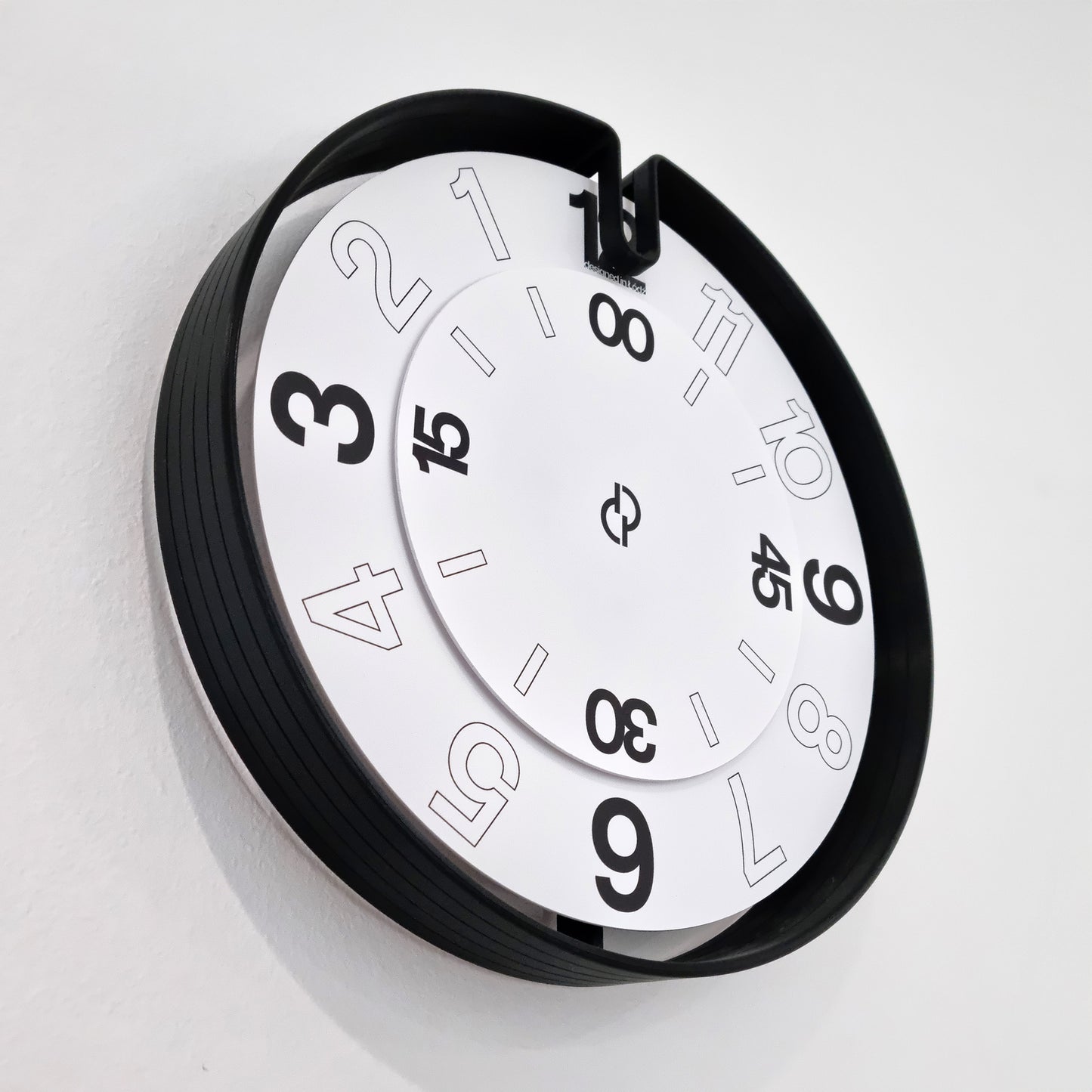 NOOK Medium Black/White #1 Wall Clock