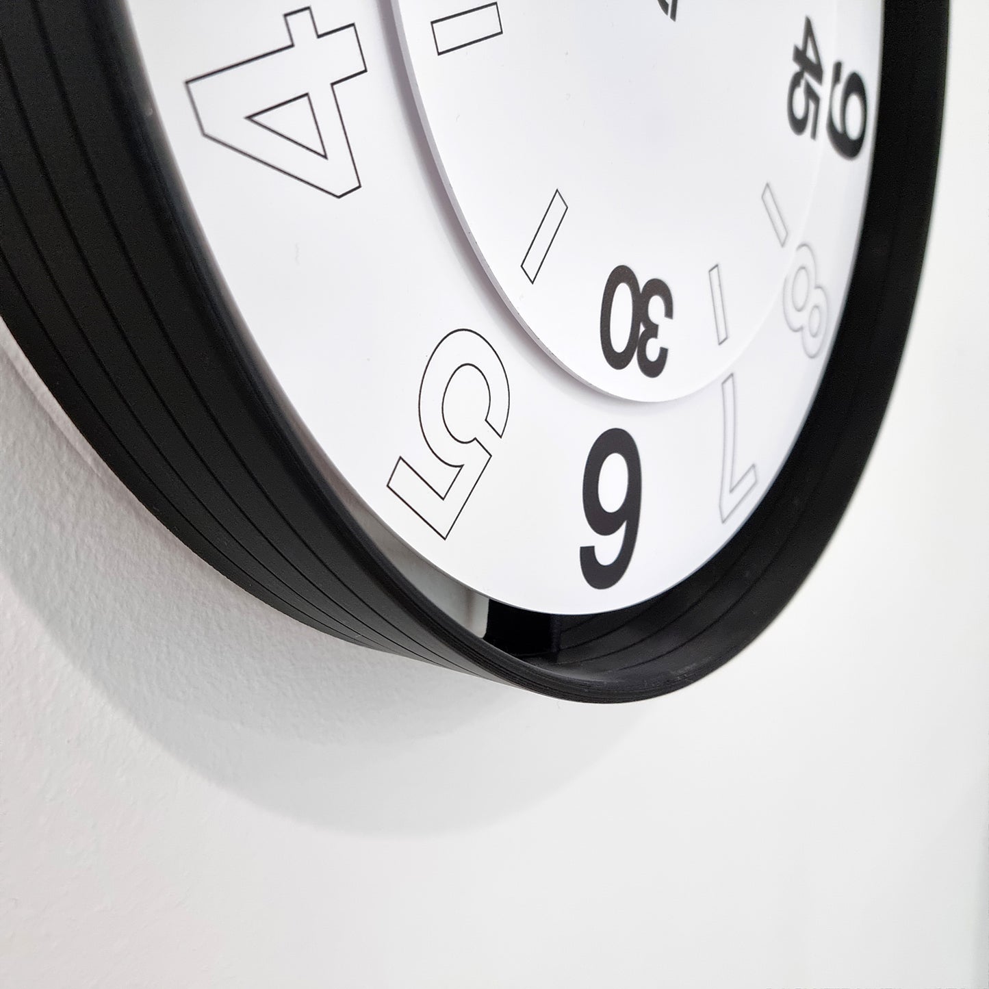 NOOK Medium Black/White #1 Wall Clock