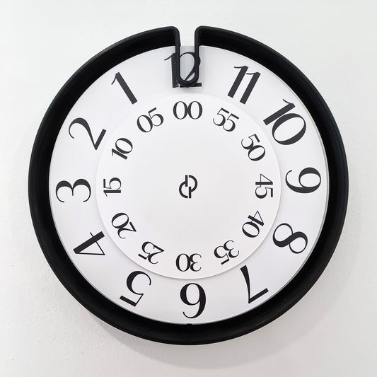 NOOK Medium Black/White #2 Wall Clock