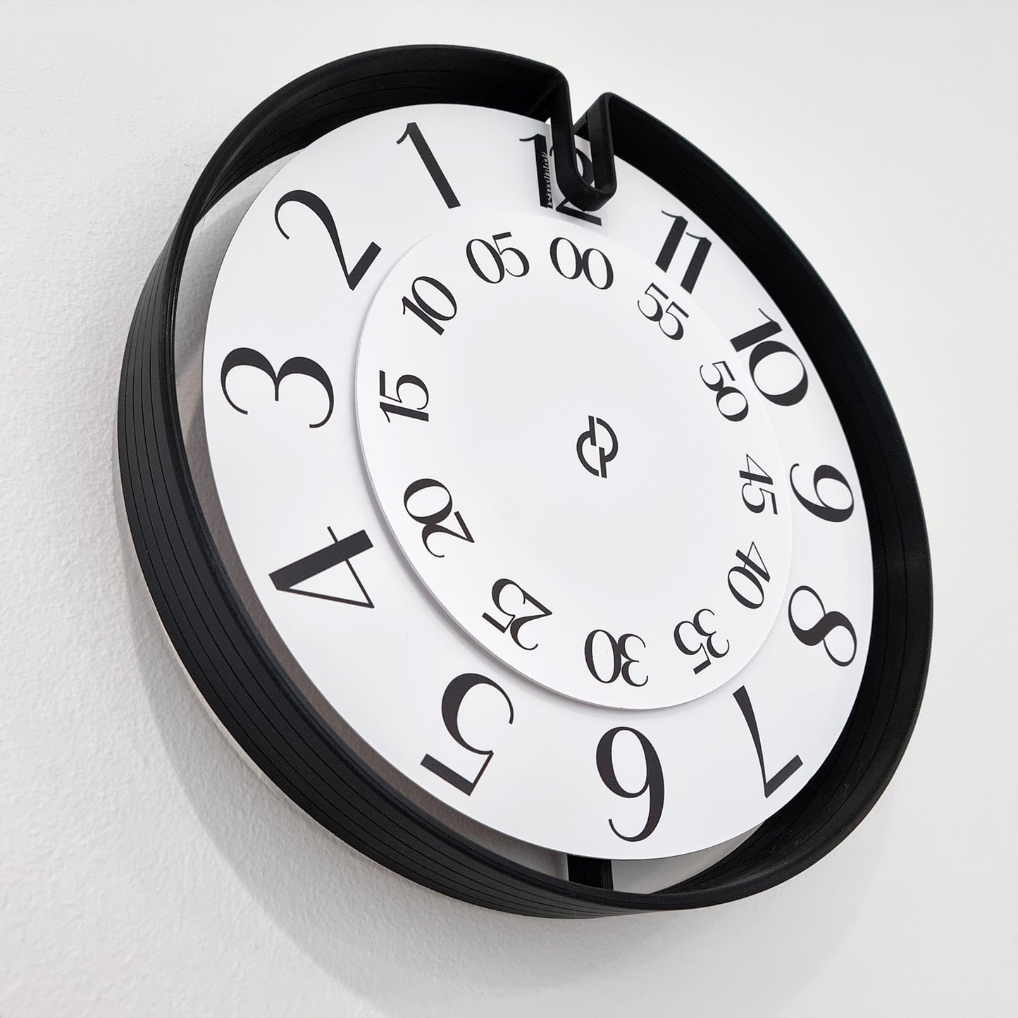 NOOK Medium Black/White #2 Wall Clock