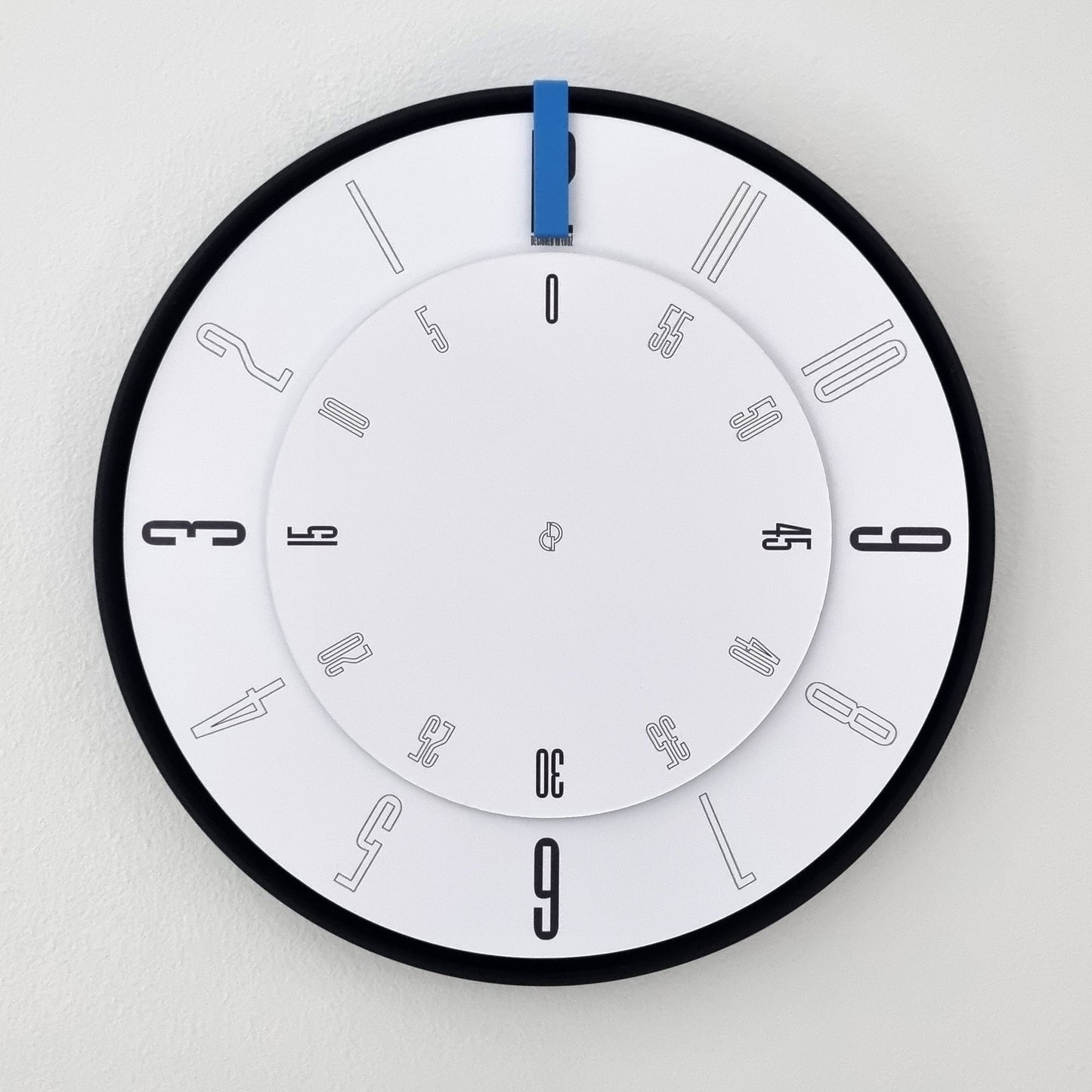 FIRST Medium Black/Blue/White Wall Clock