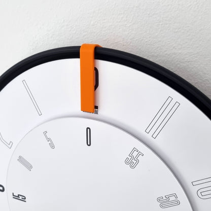 FIRST Medium Black/Orange/White Wall Clock