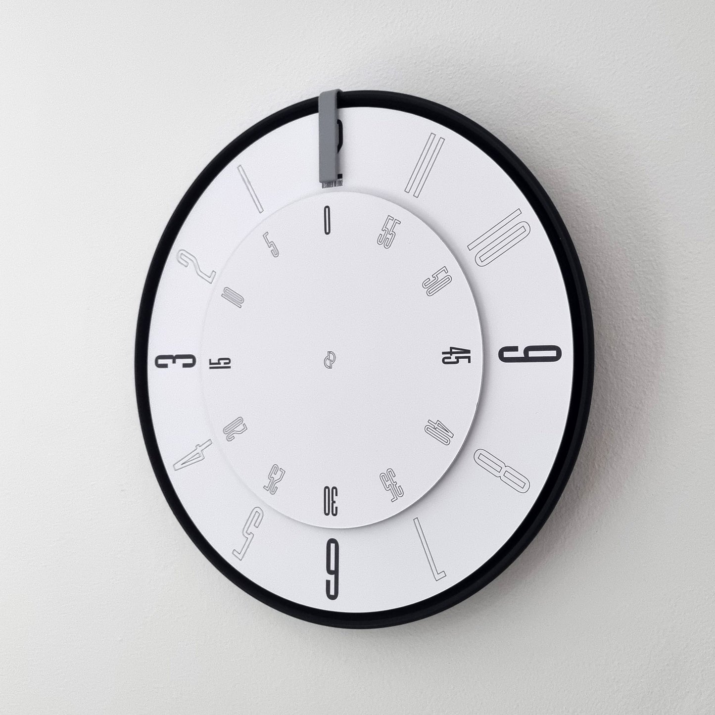 FIRST Medium Black/Grey/White Wall Clock