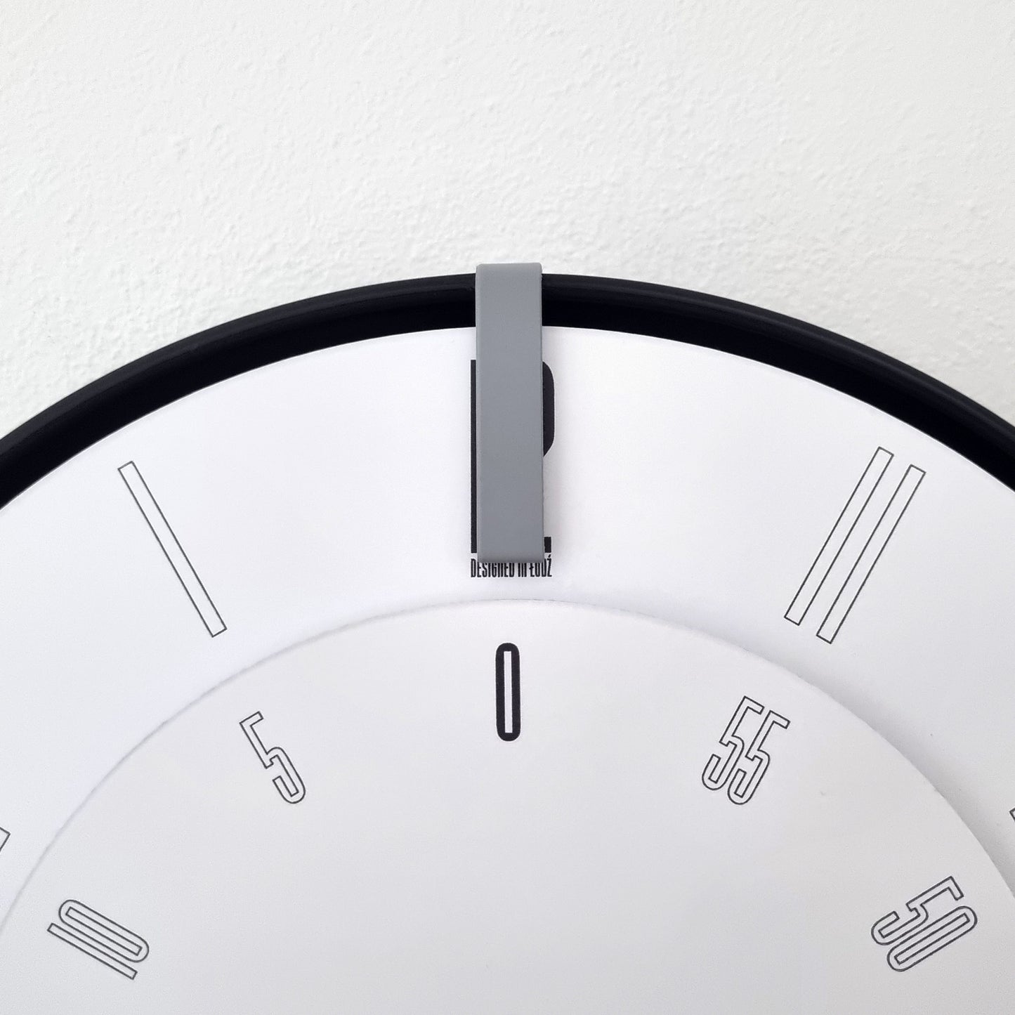 FIRST Medium Black/Grey/White Wall Clock