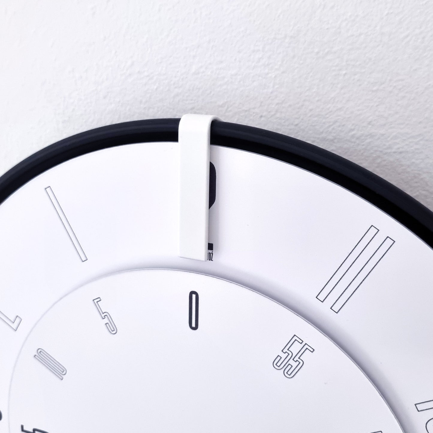 FIRST Medium Black/White/White Wall Clock