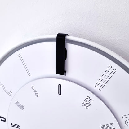 FIRST Medium White/Black/White Wall Clock