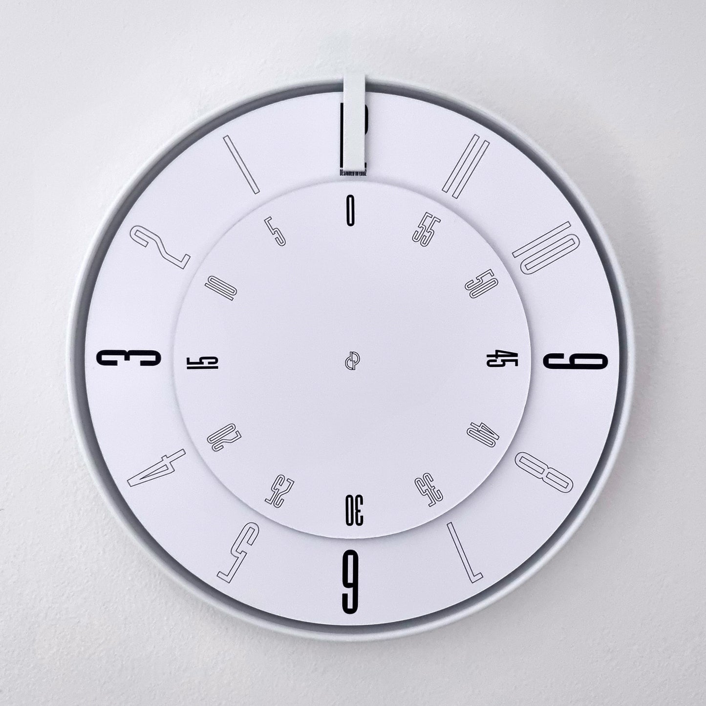 FIRST Medium White/White/White Wall Clock