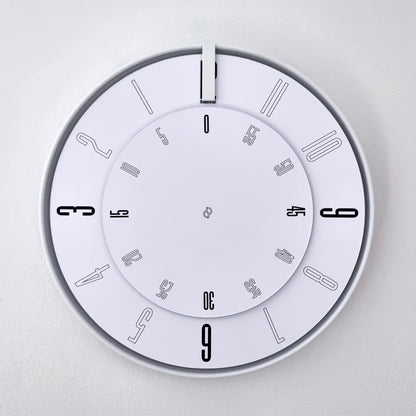 FIRST Medium White/White/White Wall Clock