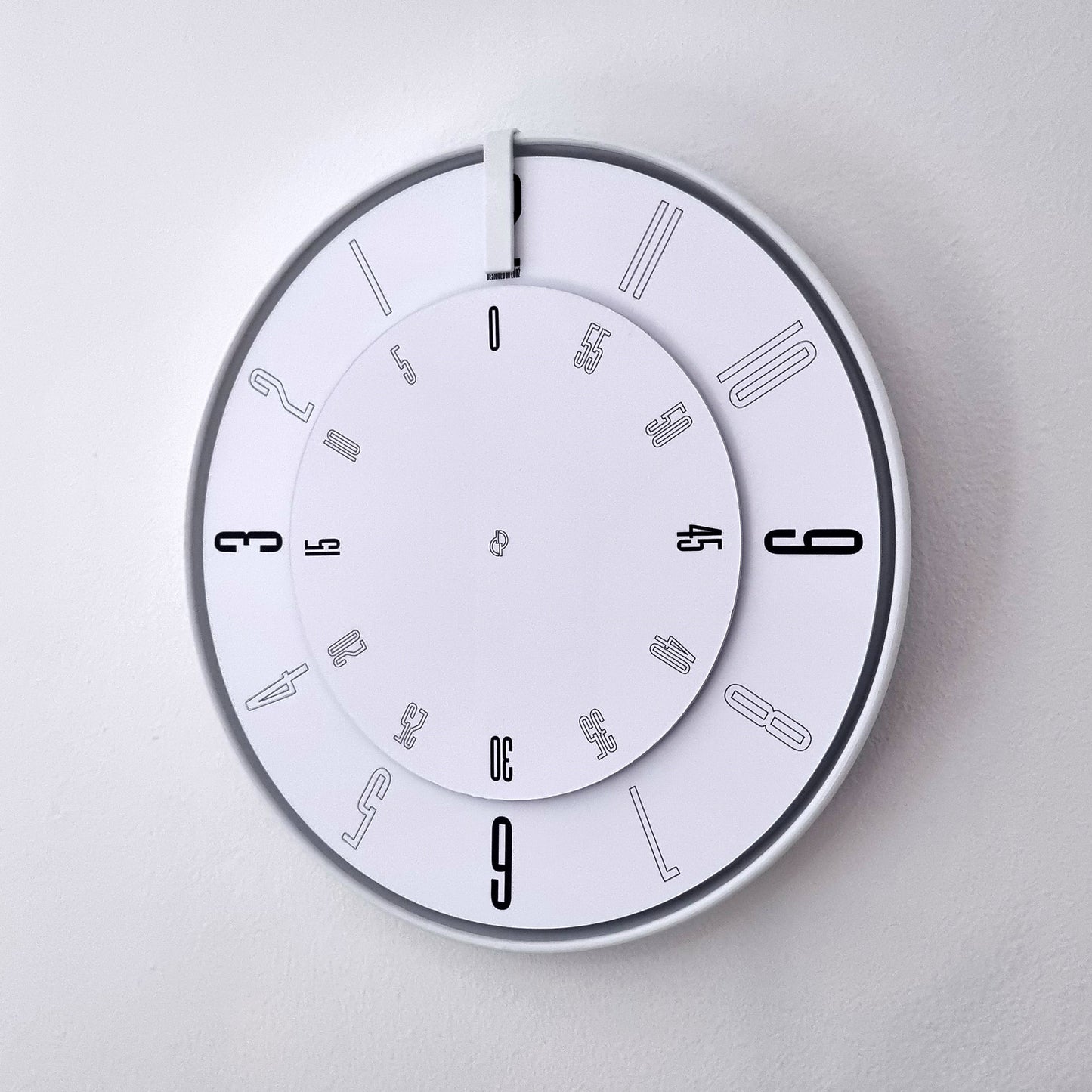 FIRST Medium White/White/White Wall Clock