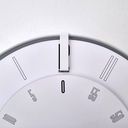 FIRST Medium White/White/White Wall Clock