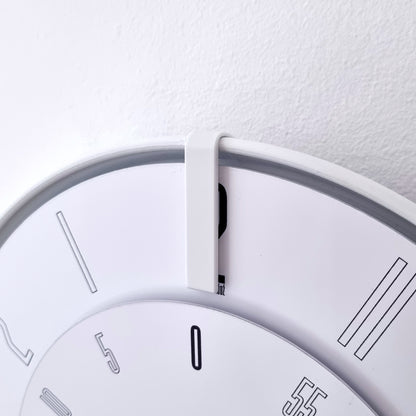 FIRST Medium White/White/White Wall Clock