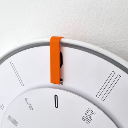 FIRST Medium White/Orange/White Wall Clock