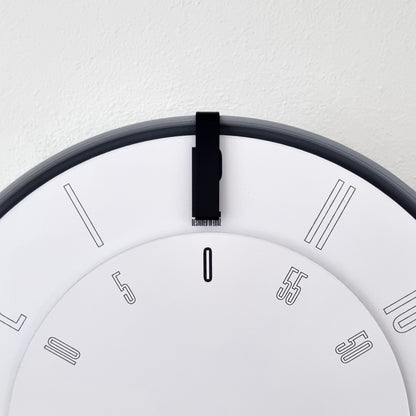 FIRST Medium Grey/Black/White Wall Clock