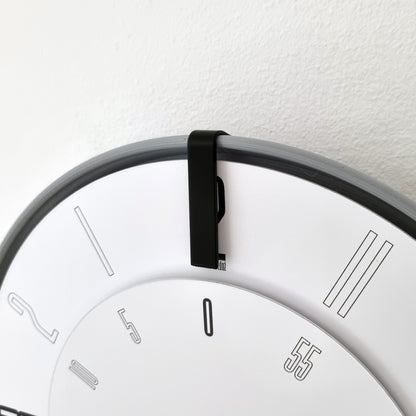 FIRST Medium Grey/Black/White Wall Clock