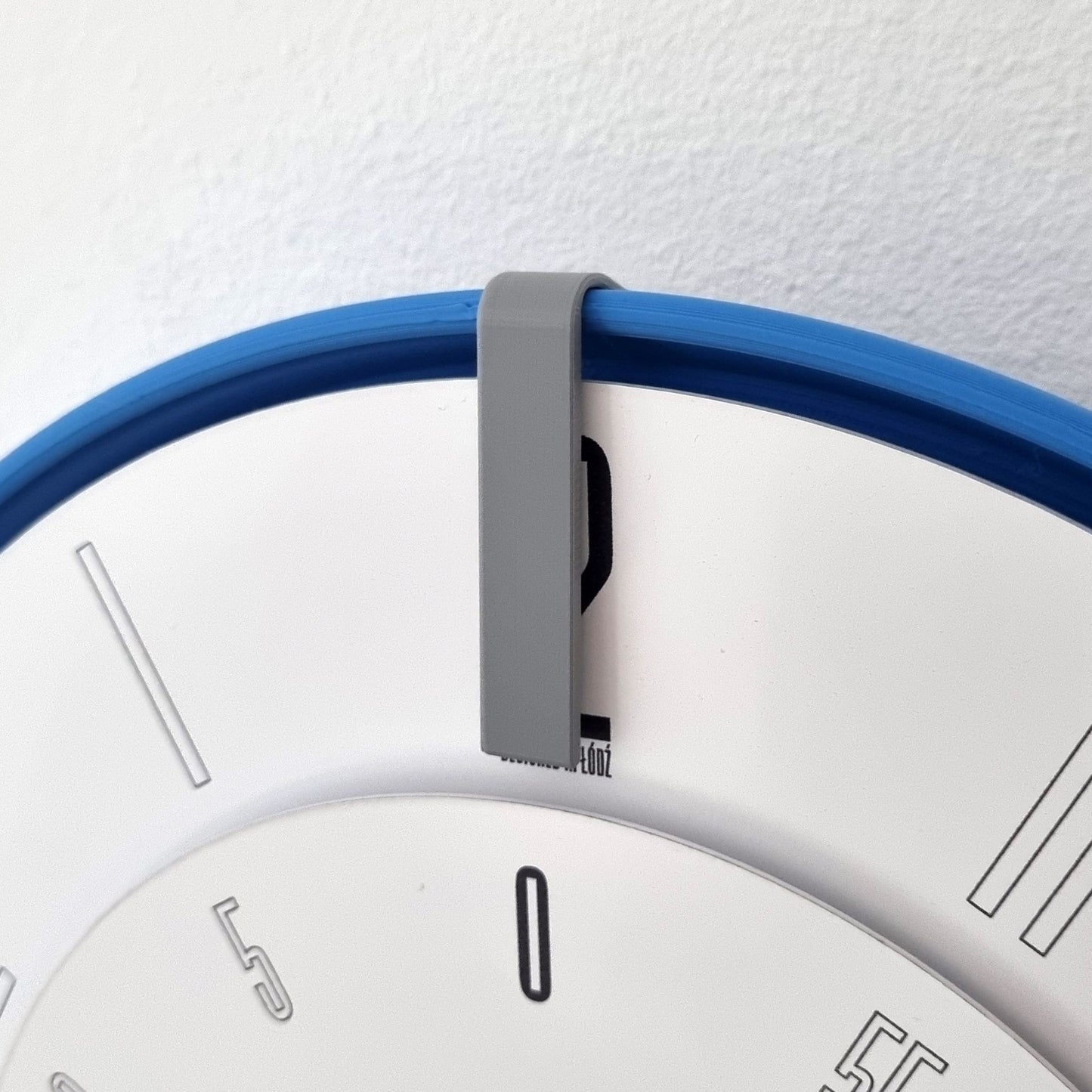 FIRST Medium Blue/Grey/White Wall Clock