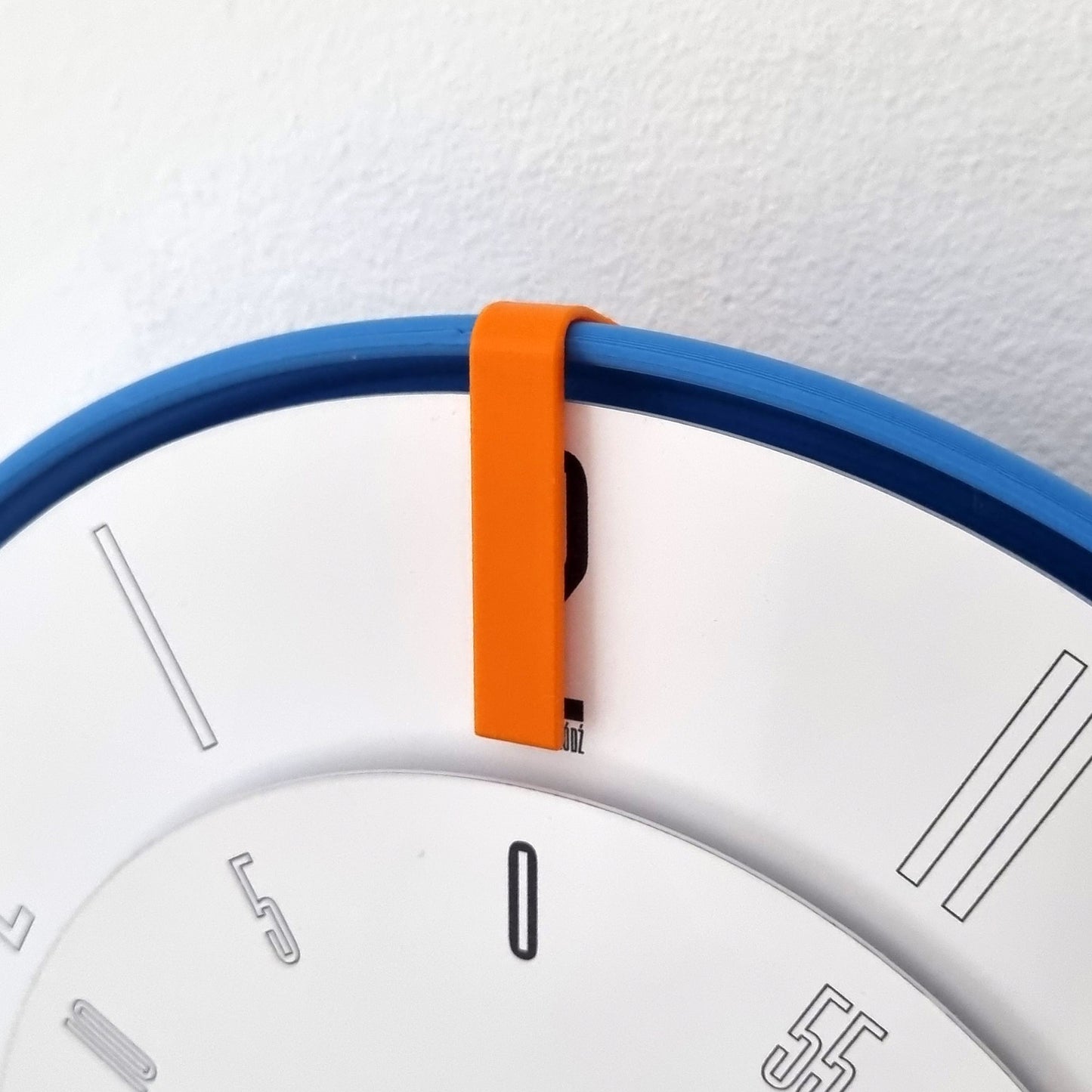 FIRST Medium Blue/Orange/White Wall Clock