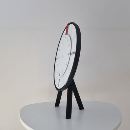 FIRST Medium Black/White/White Shelf Clock