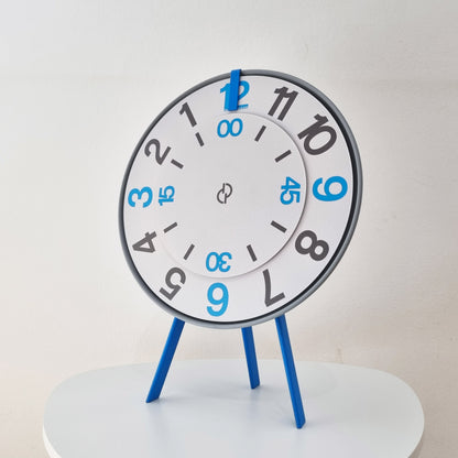 FIRST Medium Grey/Blue/BlueGrey #2 Shelf Clock