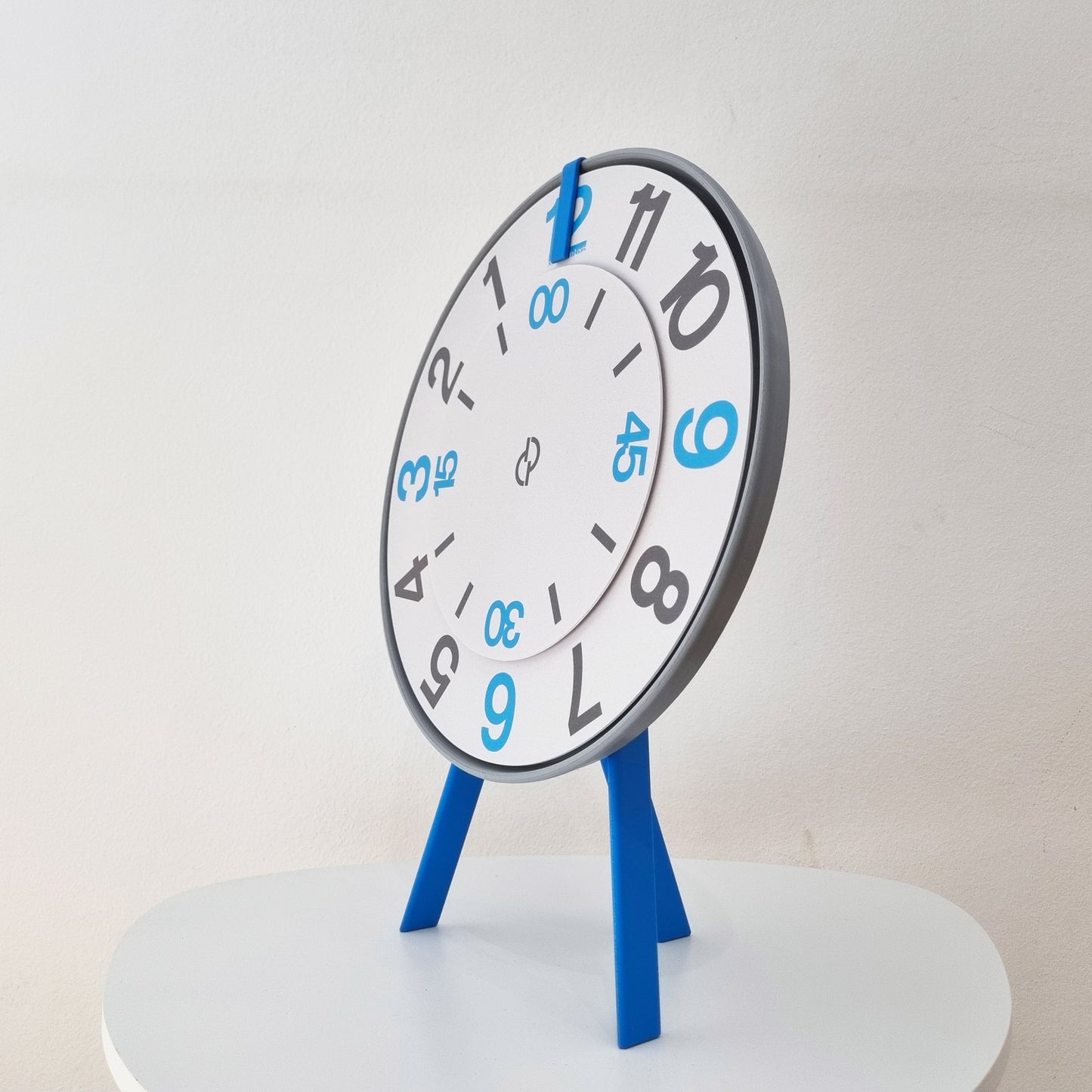 FIRST Medium Grey/Blue/BlueGrey #2 Shelf Clock