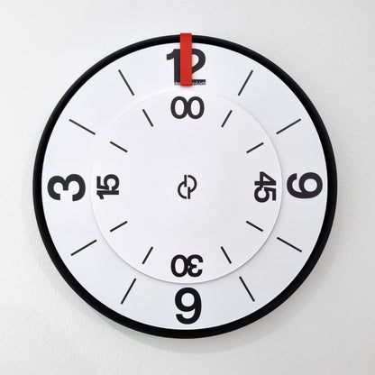 FIRST Medium Black/Red/White #3 Wall Clock