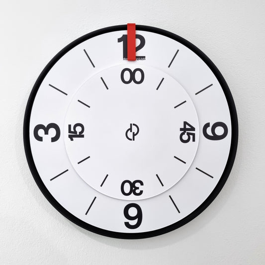 FIRST Medium Black/Red/White #3 Wall Clock