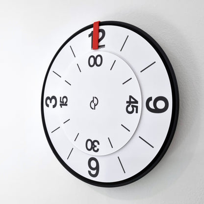 FIRST Medium Black/Red/White #3 Wall Clock