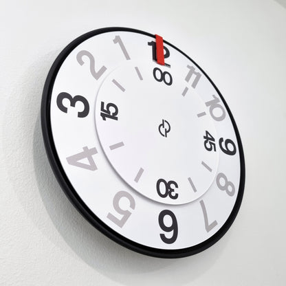 FIRST Medium Black/Red/White #2 Wall Clock