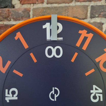 FIRST Medium Orange/Grey/DBO #2 Shelf Clock