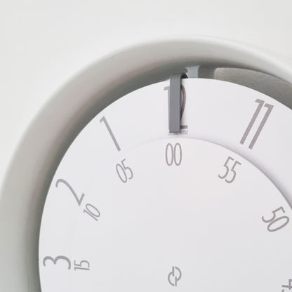 FLOW Small White/Grey/White Wall Clock