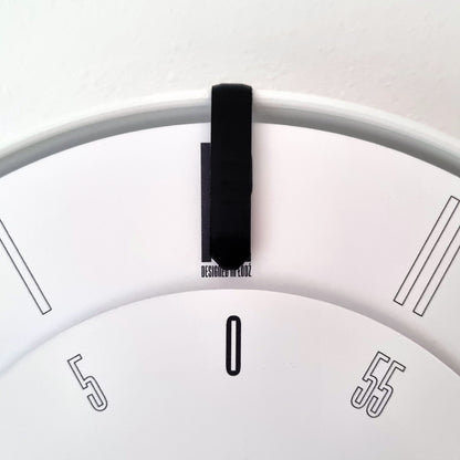 FIRST Medium White/Black/White Wall Clock