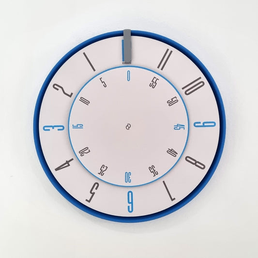 FIRST Medium Blue/Grey/GB Wall Clock