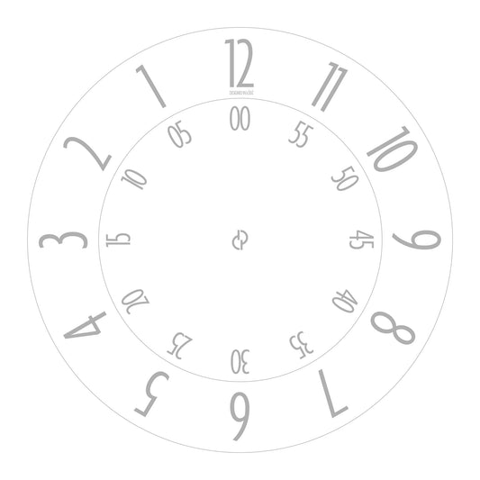 FLOW clock faces size: M